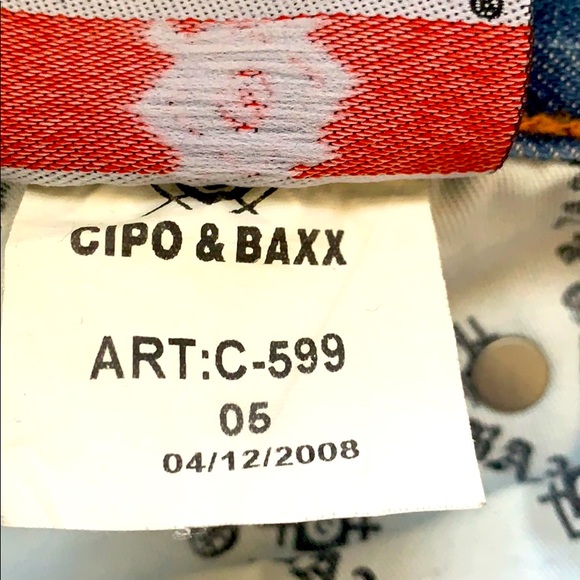 Cipo and Baxx Jeans Men’s 34 X 34 NWT - Picture 8 of 8